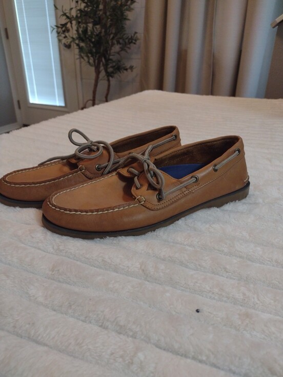 Eye Boat Sperry Sahara Leather Boat Shoe Sperry Topsider Sperry Gold Cup Sahara Gold Cup™ Authentic Original™ 2-Eye  Boat Shoe Medium Beige Sperry